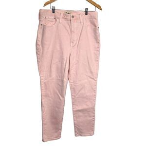 Madewell J Crew Pink The Perfect Vintage Jean Pants Size 32